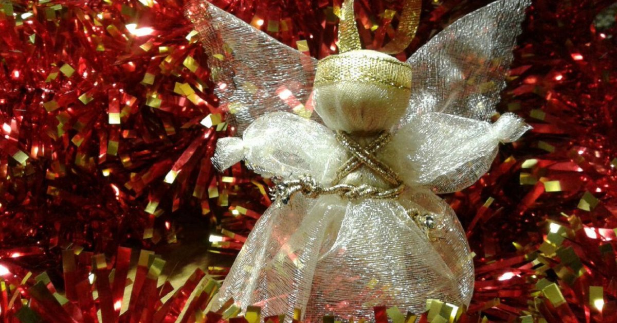 Рождественские ангелы, елочки, подарки-домики своими руками